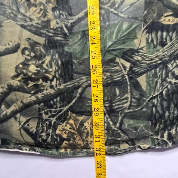 Cabela's Camouflage Button Up Mens L Tall Seclusion 3D Camo Long Sleeve Shirt - Picture 13 of 13